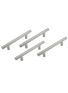 اشتري Robustline Highly Quality Metal Drawer Pull Handle - Cupboard Handle (Pack of 4) Silver - 10MM X 128MM - 161 في الامارات