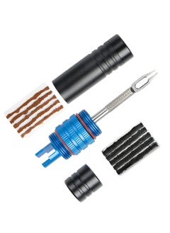 Buy Tubeless Bike Tire Tool, Stash Tubeless Flat Tire Repair Kit Bike Tool Kit, Easy Handlebar Storage, Complete Bike Tire Plug Kit, Repair Kit and Sealant Injector Syringe Set with Valve Removal Tool Kit in Saudi Arabia