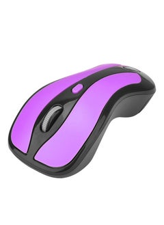 Buy 2.4G Wireless Mouse 6D Gyroscope Air Black/Purple in Saudi Arabia