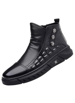 اشتري New Men's Casual Leather Boots في الامارات