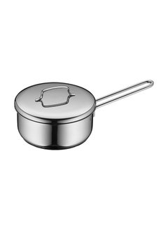 اشتري Saucepan  16 Cm Approx. 1.2L Mini Stackable Pouring Rim Metal Lid Cromargan Stainless Steel Polished Suitable For Induction Hobs Dishwasher Safe في الامارات