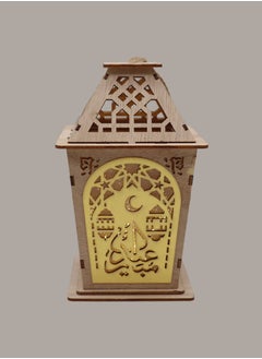 Buy Wooden Ramadan Lantern Ramadan Kareem Decoration Light Eid Decoration Lantern Lamp For Indoor And Outdoor Use Decoration Ramadan Light in UAE