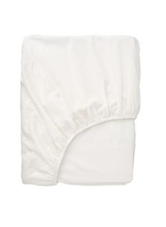 Buy Fitted sheet, white, 180x200 cm in Saudi Arabia