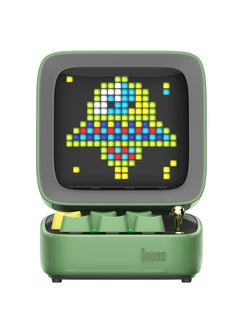 اشتري مكبر صوت صغير Divoom Ditoo Pro مزود بتقنية البلوتوث وشاشة أمامية باللون الأخضر في السعودية