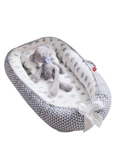 Buy Baby Lounger And Share a Sleeping Baby Nest, Foldable, Removable And Washable, 100% Cotton Portable Pressure Protection Crib, Can Be Used for Bedroom/Travel/Camping in Saudi Arabia