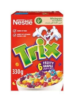 اشتري Trix 6 Fruity Shaped Breakfast Cereal 330grams في الامارات