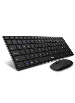 Buy Rapoo 9300m Multi-Device Bluetooth + 2.4Ghz Wireless Keyboard & Mouse Combo Ultra Slim Design in UAE