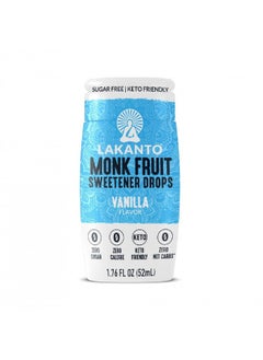 Buy Lakanto Liquid Monk Fruit Sweetener Extract Drops (Vanilla, 1.76 Fl Oz (Pack Of 1)) in UAE