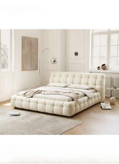 اشتري Light Luxury Furniture Modern Bed Frame Without Mattress for Home Bedroom Decoration في الامارات