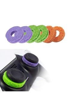 Buy 6Pcs PS5 Game Controller Buffer Ring Xbox Controller Joystick Sponge Ring Suitable for Playstation 4 (PS4)/PS5/Xbox One/XBX/Switch Pro and Scuf Controllers Universal Damping Ring Purple/Green/Orange in UAE