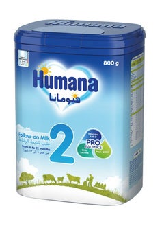 Buy Humana Stage 2 Follow On Milk From 6-12 Months 800g in UAE