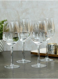 Buy Set of 4 Deco Glasses in UAE