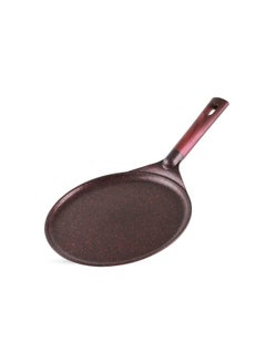 Buy 20/22/24/26/28cm Sizes Nonstick Crepe Pan, Granite Coating Flat Skillet Dosa Tawa Tortilla Pan for Pancake, Roti, Omelette, Steak,  and Frying Egg, PFOA Free, with Ergonomic Stay-Cool Handle in UAE