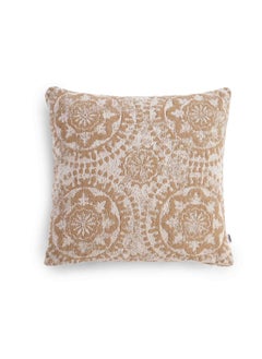 Buy Ethena Filled cushion 50x50cm - Beige in UAE