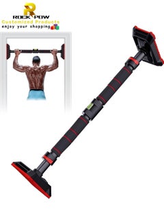 Buy Pull Up Bar for Doorway Upgraded Chin Up Bar Hanging Exercise Bar Adjustable Upper Body Trainer Workout Bar Strength Training Equipment for Home Indoor No Screw Installation in UAE