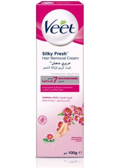 Buy Moisturising Lotus Flower And Legs Silky Fresh Hair Removal Cream For Normal Skin 100grams in Saudi Arabia