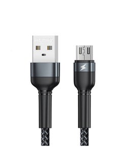 Buy Remax RC-124m Cable USB Micro Jany Alloy, 1m, 2.4A - Black in Egypt