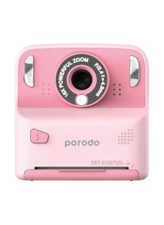 Buy Kids Thermal Printing Instant Camera with Selfie Mirror and 320 x 240 Screen Resolution / Type-C Charging Port & 2.4" Wide Screen - Pink in UAE