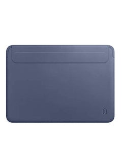 Buy Skin Pro II PU Leather Sleeve For Macbook 13.3" - Navy Blue in UAE