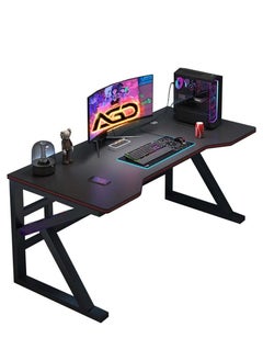 Buy K-Shape Gaming Desk Computer Table Fixed Computer Desk Suitable for E-Sports in Saudi Arabia