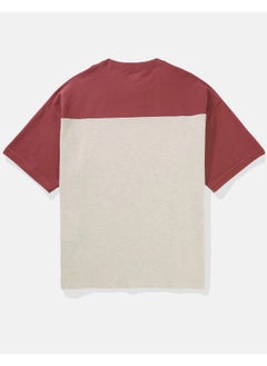 Buy AE Oversized Colorblock Pique T-Shirt in Egypt