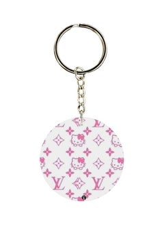 Buy Hello Kitty Printed Double Sided Keychain in UAE