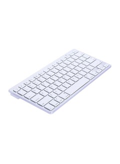 Buy Mini Wireless Multimedia Keyboard White in UAE