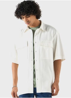 Buy Pocket Detail Relaxed Fit Shirt in Saudi Arabia