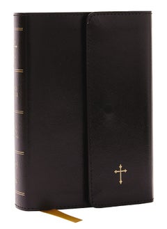 Buy KJV Holy Bible: Compact with 43,000 Cross References, Black Leatherflex with flap, Red Letter, Comfort Print: King James Version in UAE