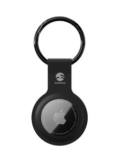 اشتري SwitchEasy Skin for AirTag Silicone Key Ring - Black في مصر