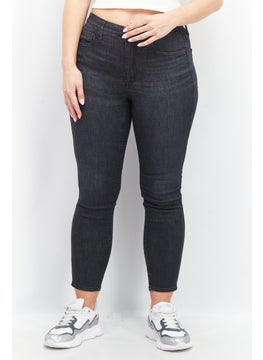 اشتري Women Super Skinny Fit Active Stretchable Jeans, Black في الامارات