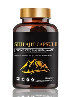 اشتري الهيمالايا shilajit الرجال والنساء كبسولات ( shilajeet ) - 600 ملغ من مكافئ الطاقة الطبيعية والقدرة على التحمل محسن - 60 كبسولات نباتي - فولفيك المعدنية ملاحق في السعودية