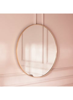 اشتري Bruce Aluminium Round Wall Mirror 80 x 80 cm في الامارات