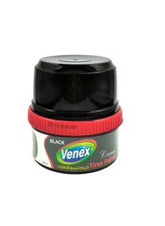 اشتري Venex Car Tyre Black Cream Polish, 200ML – Super Shine & Dirt Repellent في السعودية