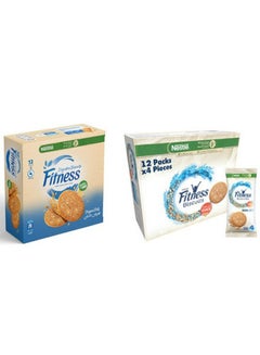 Buy Fitness Biscuits With Oats And Whole Grains 4 Pcs - Pack of 12 in Egypt