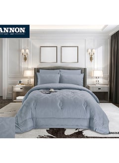 اشتري Cannon Jacquard Quilt Cover King 6Pc Cotton في الامارات