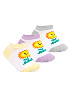 Buy Baby Pack of 3 Lycra Ankle Socks in Egypt