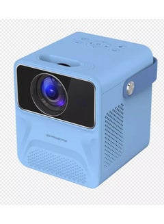 Buy HD Smart Projector blue Android + Remote Control + Netflix + YouTube in UAE