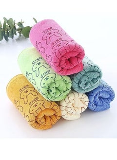 Buy Microfiber Kitchen Towel Set  5 Pieces  Multi Colored in Egypt