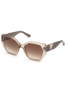 Buy Women's UV Protection Asymmetrical Shape Sunglasses - GU774157G57 - Lens Size: 57 Mm - Shiny Beige in UAE