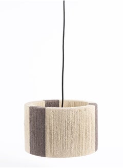 Buy Jose String Hanging Lamp, Beige & Grey - 31X20 cm in UAE