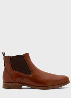 Buy Faux Leather Chelsea Boots in UAE