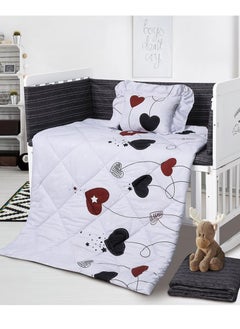 Buy 5-Piece Baby Crib Bedding Set in Saudi Arabia