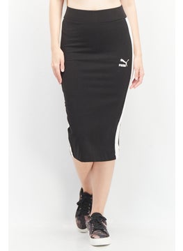 Buy Women Sportswear Fit  Outdoor Midi Skirts, Black/White in Saudi Arabia