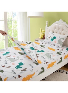 Buy Kids Cotton Comforter Set size 90x190 cm with Zipper in Saudi Arabia