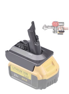 اشتري V7 Battery Adapter for Dewalt 20V Lithium Converted to Replace Dyson Battery, Use Series Vacuum Cleaners Animal Absolute Fluffy HEPA Cordless Stick(DW20V7 ONLY) في الامارات