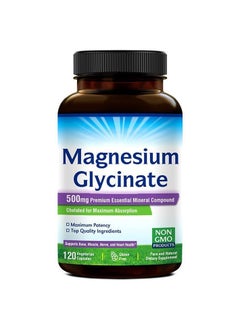 Buy High Absorption Magnesium Glycinate Capsules 120 Capsules in Saudi Arabia