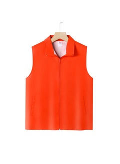 Buy 200g Peach Diamond Quilted Vest Mens Autumn Winter CasualOrange Orange in UAE