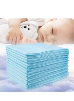 Buy 15-Piece Disposable Changing Pads, Baby Underpads Waterproof Diaper ChangingPads Bed Table ProtectorMat 60x90cm in UAE