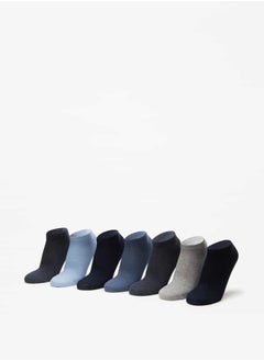 Buy Men Solid Ankle Length Socks - Set of 7 in Saudi Arabia